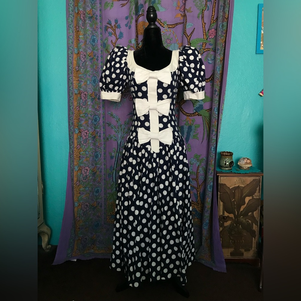 Vintage Polka Dot Party Dress